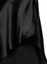 Detail View - Click To Enlarge - GIVENCHY - Silk satin drape knit top