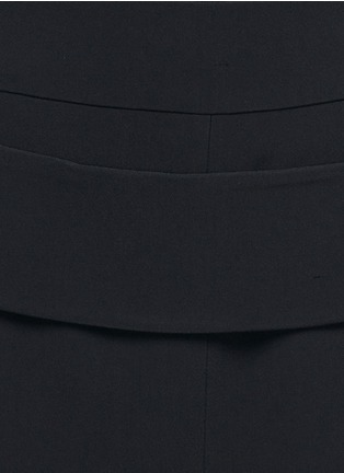 Detail View - Click To Enlarge - GIVENCHY - Double cuff skirt back crepe shorts