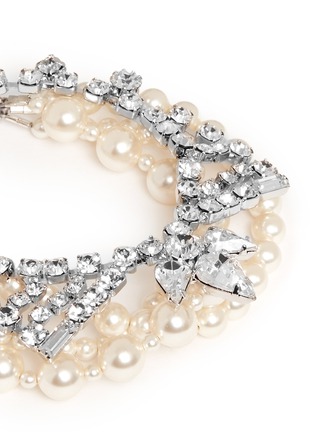 Detail View - Click To Enlarge - JOOMI LIM - 'Rebel Romance' crystal pearl bracelet