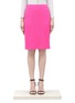 Main View - Click To Enlarge - ST. JOHN - Textured wool-blend pique-knitted pencil skirt