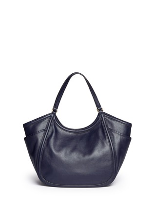 Back View - Click To Enlarge - TORY BURCH - 'Gloria' hobo leather tote
