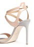 Detail View - Click To Enlarge - REED KRAKOFF - Bi-colour suede patent leather sandals