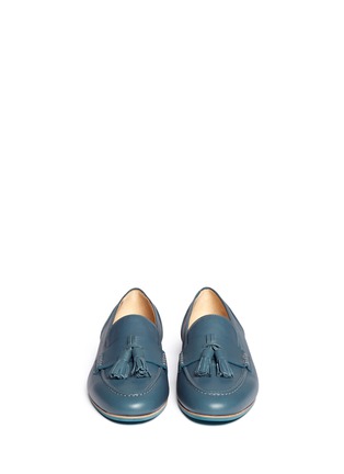 Figure View - Click To Enlarge - LANVIN - Tassel leather loafers