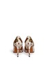 Back View - Click To Enlarge - GIVENCHY - Butterfly print leather pumps