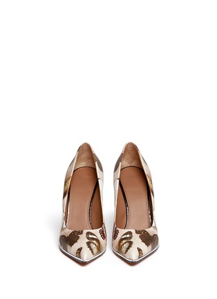 Figure View - Click To Enlarge - GIVENCHY - Butterfly print leather pumps