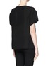 Back View - Click To Enlarge - THEORY - Round neck silk T-shirt