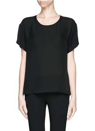 Main View - Click To Enlarge - THEORY - Round neck silk T-shirt