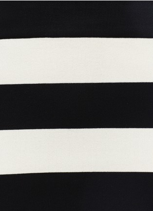 Detail View - Click To Enlarge - THEORY - 'Holeen' stripe knit skirt