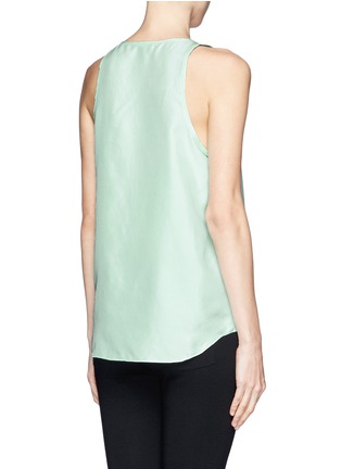 Back View - Click To Enlarge - THEORY - 'Isaac' silk tank top