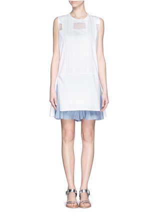 Main View - Click To Enlarge - THAKOON - Sleeveless layered romper