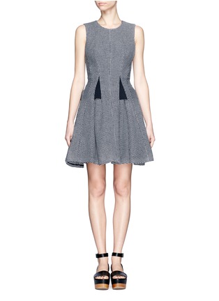 Main View - Click To Enlarge - THAKOON - Textured flare dress