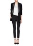 Figure View - Click To Enlarge - RAG & BONE - Odessa leather lapel oversized blazer