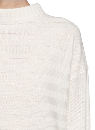 Detail View - Click To Enlarge - THEORY - Andrista striped cashmere sweater