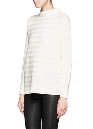 Front View - Click To Enlarge - THEORY - Andrista striped cashmere sweater