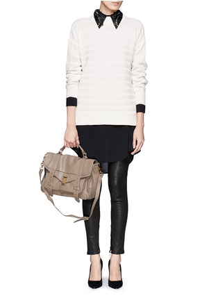 Figure View - Click To Enlarge - THEORY - Andrista striped cashmere sweater