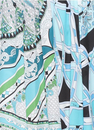 Detail View - Click To Enlarge - EMILIO PUCCI - Capri print front slit maxi skirt