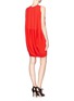 Back View - Click To Enlarge - ALEXANDER MCQUEEN - Sleeveless drape back knitted tunic
