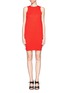 Main View - Click To Enlarge - ALEXANDER MCQUEEN - Sleeveless drape back knitted tunic