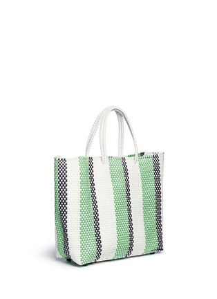 Detail View - Click To Enlarge - TRUSS - Medium stripe woven PVC tote