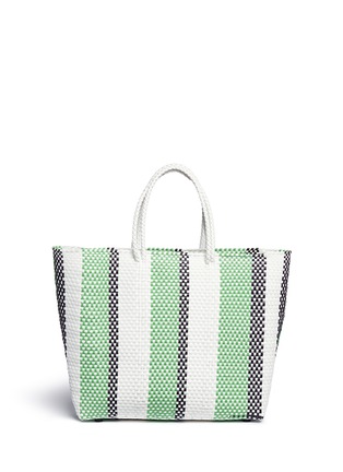 Main View - Click To Enlarge - TRUSS - Medium stripe woven PVC tote