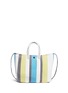 Main View - Click To Enlarge - TRUSS - Small stripe woven PVC crossbody tote