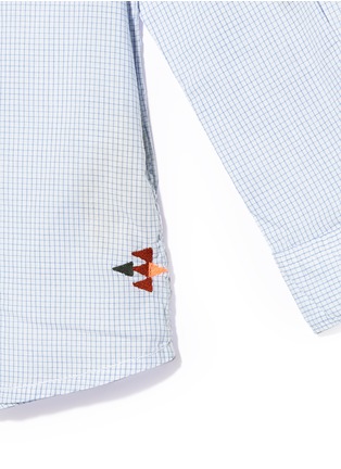 Detail View - Click To Enlarge - SCOTCH & SODA - Colourful check kids shirt