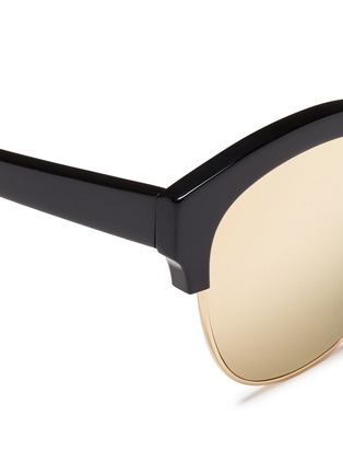 Detail View - Click To Enlarge - SPEKTRE - 'Skyfall' acetate round mirror sunglasses