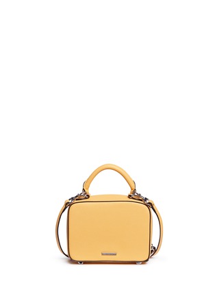 Detail View - Click To Enlarge - REBECCA MINKOFF - 'Happiness Perf Box' perforated leather crossbody bag