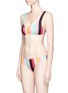 Figure View - Click To Enlarge - SOLID & STRIPED - 'Elle' stripe bikini top