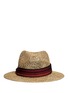 Main View - Click To Enlarge - LANVIN - Contrast grosgrain trim straw hat