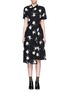 Main View - Click To Enlarge - TOPSHOP - Orchid print mock wrap dress