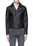 Main View - Click To Enlarge - TOPMAN - Faux leather biker jacket