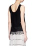 Back View - Click To Enlarge - THEORY - 'Vendla' fringe knit tank top