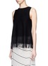 Front View - Click To Enlarge - THEORY - 'Vendla' fringe knit tank top