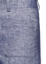 Detail View - Click To Enlarge - THEORY - 'Livdale' linen chambray cropped wide leg pants