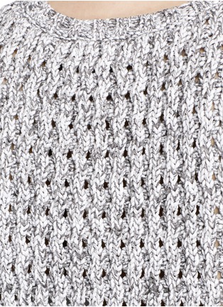 Detail View - Click To Enlarge - THEORY - 'Malda' chunky knit sleeveless sweater