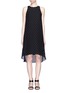 Main View - Click To Enlarge - THEORY - 'Adlerdale' haze dot print silk georgette dress
