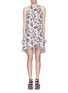 Main View - Click To Enlarge - THEORY - 'Adlerdale SL' floral print silk georgette dress