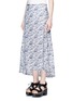 Front View - Click To Enlarge - THEORY - 'Vivridge' Avery print silk skirt
