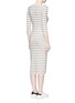 Back View - Click To Enlarge - THEORY - 'Delissa B' stripe sweater dress