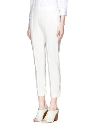 Front View - Click To Enlarge - THEORY - 'Alettah' pintuck cropped skinny pants