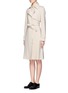 Front View - Click To Enlarge - THEORY - 'Oaklane B' sash belt crepe trench coat