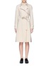 Main View - Click To Enlarge - THEORY - 'Oaklane B' sash belt crepe trench coat