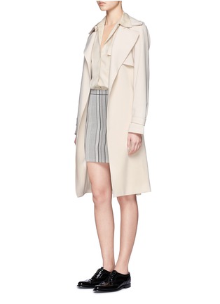 Figure View - Click To Enlarge - THEORY - 'Oaklane B' sash belt crepe trench coat