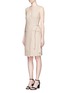 Front View - Click To Enlarge - THEORY - 'Livwilth' wrap front crepe dress