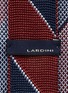 Detail View - Click To Enlarge - LARDINI - Diagonal stripe silk knit tie