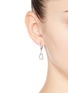 Figure View - Click To Enlarge - CZ BY KENNETH JAY LANE - Cubic zirconia pavé dangle stud earrings