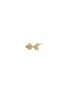 Main View - Click To Enlarge - LOQUET LONDON - Diamond 18k yellow gold 'Goldfish' charm – Luck