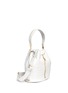 Front View - Click To Enlarge - ELIZABETH AND JAMES - 'Cynnie Bucket' croc effect leather bucket bag