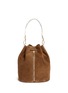 Main View - Click To Enlarge - ELIZABETH AND JAMES - 'Cynnie Sling' suede bucket backpack